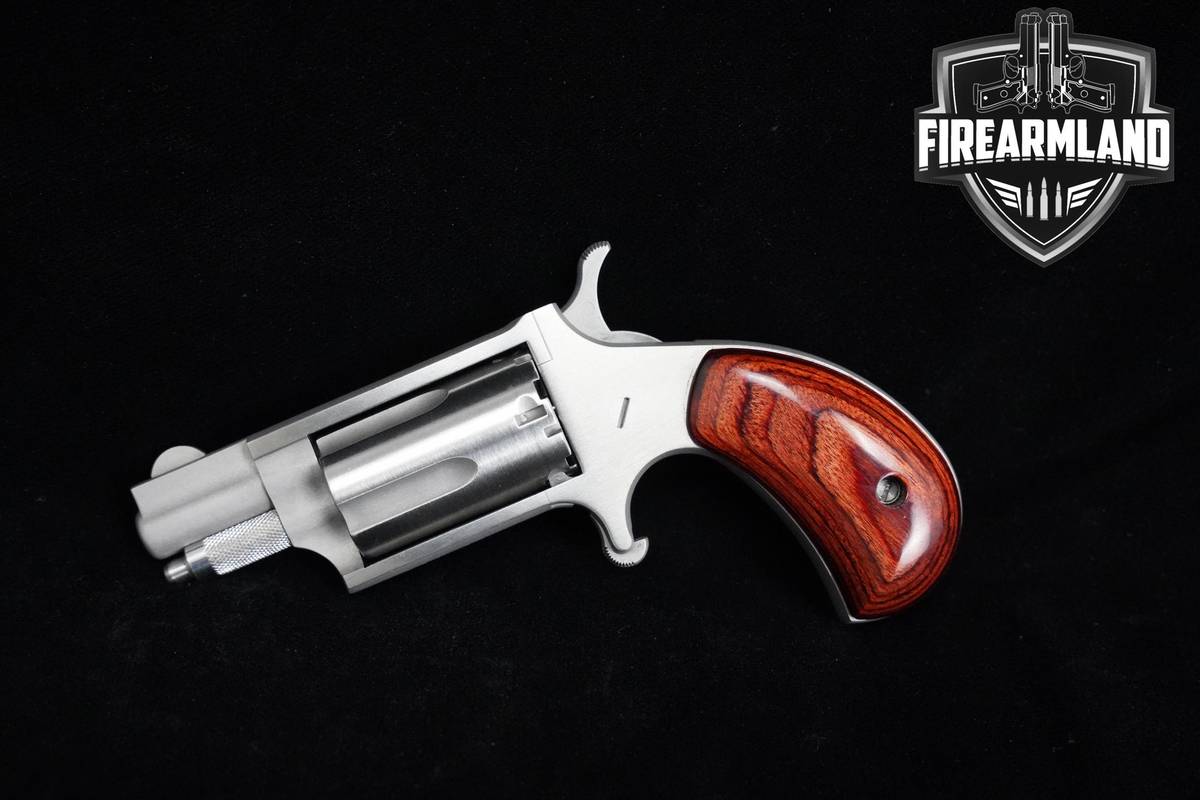 North American Arms NAA NAA-22MS 22 Magnum Silver NAA-22MS 22MS +ORIG CASE