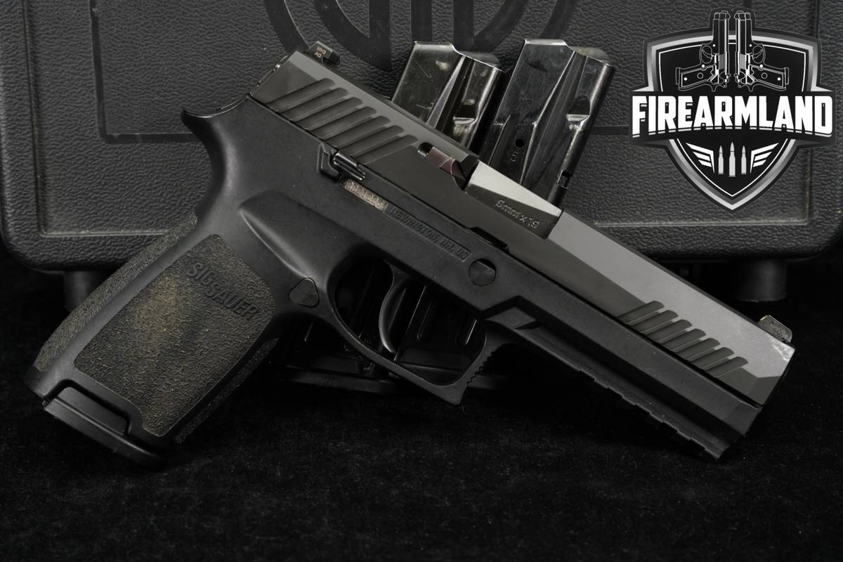 Sig Sauer P320 Full-Size 9mm 4.7 P 320 +3 MAGS & ORIG CASE