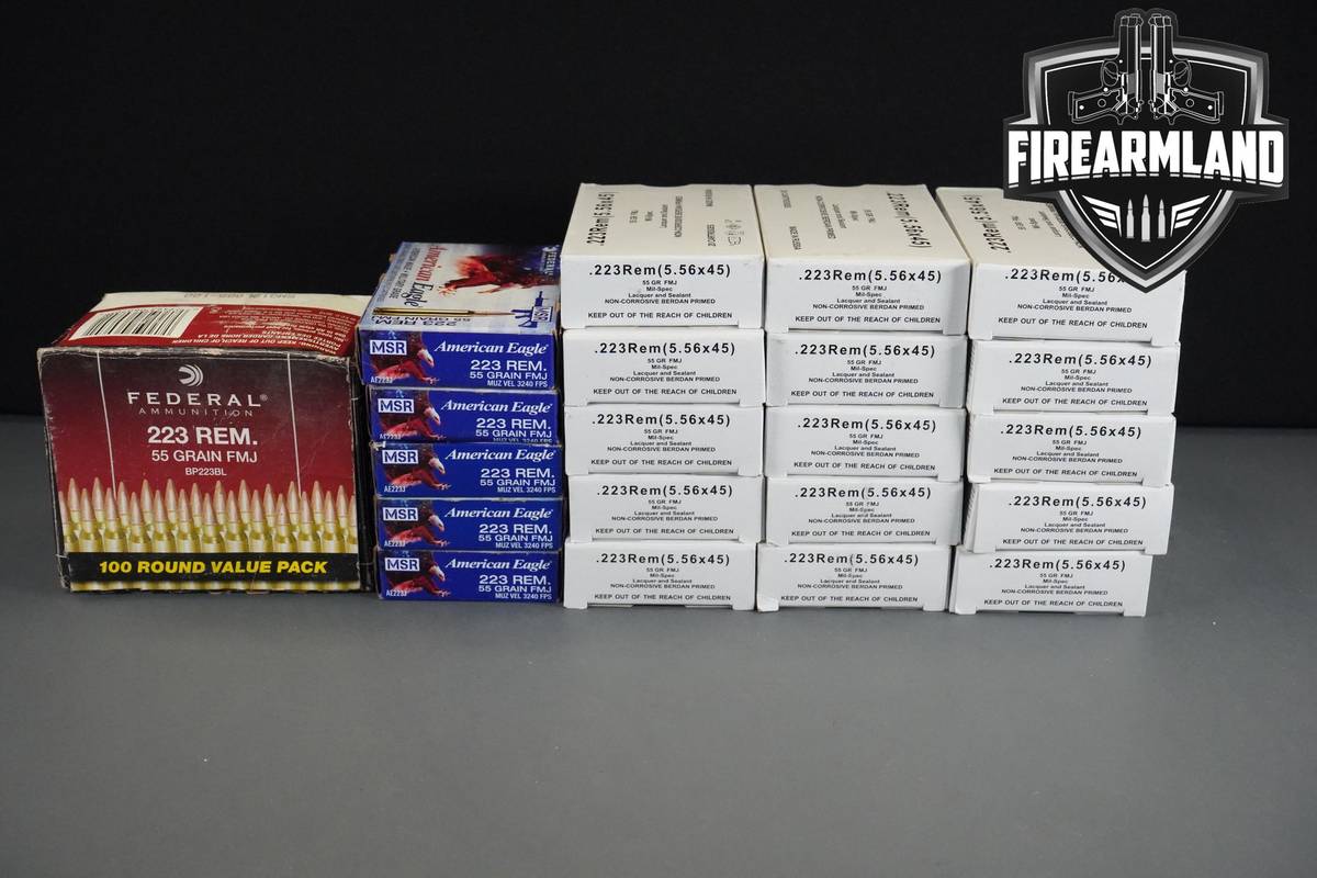 223 Rem Ammo 223-Rem Ammunition 500 ROUNDS