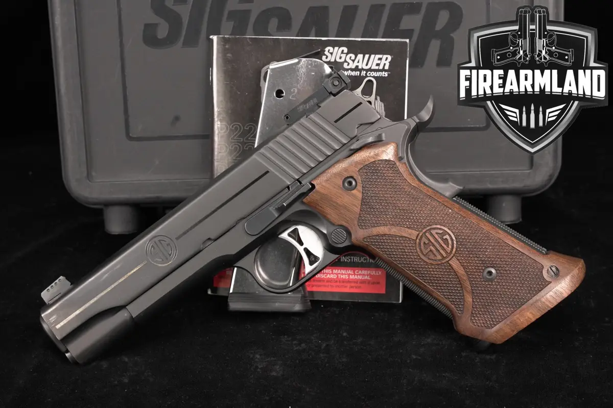Sig Sauer 1911 Super Target 45 ACP 5" +2 MAGS & ORIG CASE