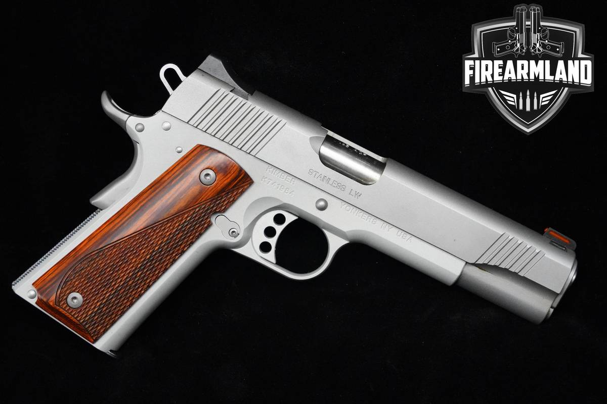 Kimber 1911 Stainless LW 45 ACP Stainless Steel Kimber-1911 1911A1, 1911-A1