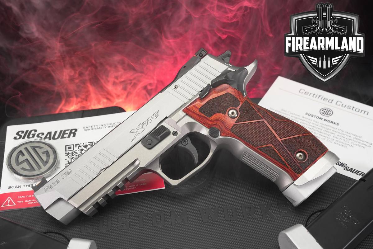 CUSTOM WORKS Sig Sauer P226 X-FIVE Classic 9mm 5" Stainless P 226 X5 3MAGS