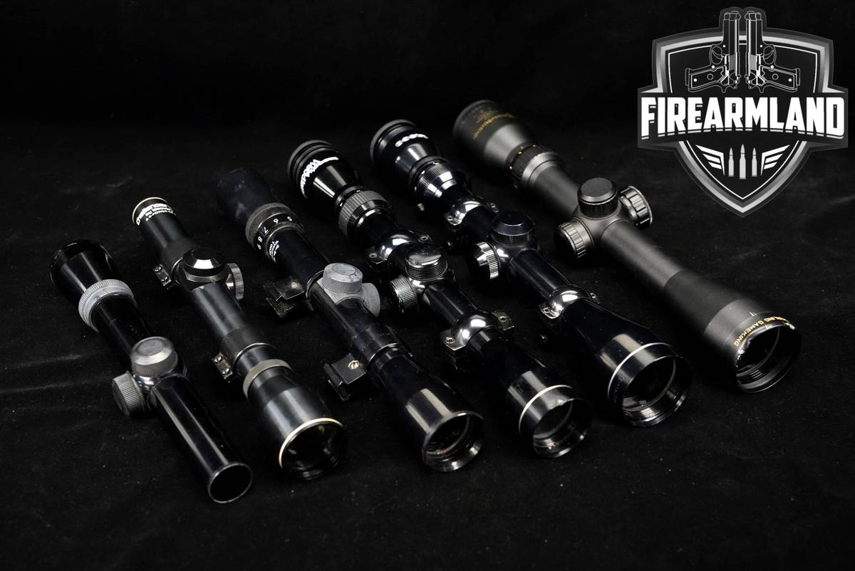 SIX SCOPE LOT 6 Pack Timber King Weaver Bushnell Nikko Tasco Scopes