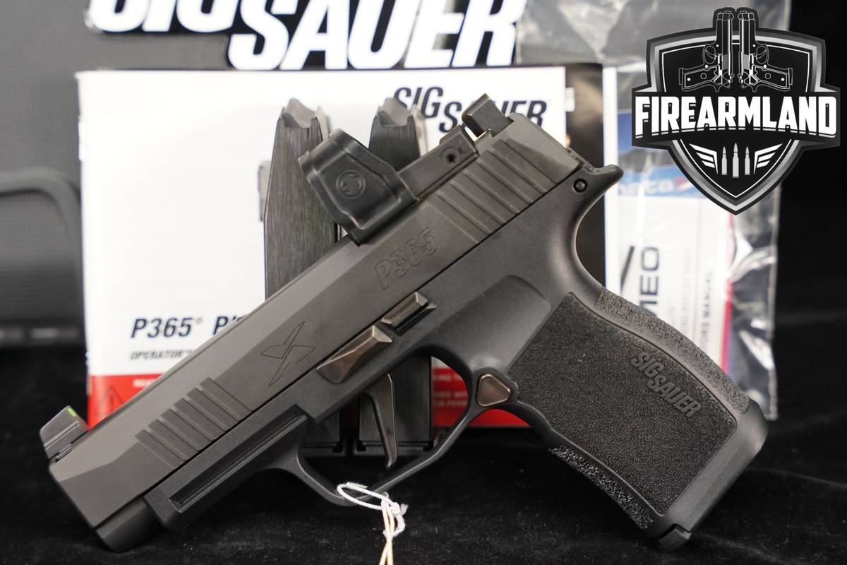 Sig Sauer P365XL X-Series Elite 9mm P365-XL P 365 +3 MAGS, ROMEO OPTICS