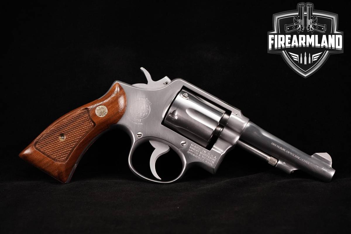 1973 Smith & Wesson S&W Model 64 Military Police Stainless 38-Special 4"