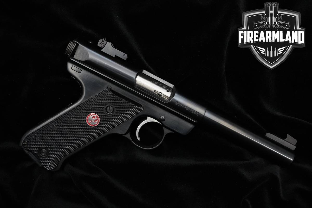 Ruger Mark II Target 22LR 5.5" Blued Ruger +3 MAGS MK-II 22-LR