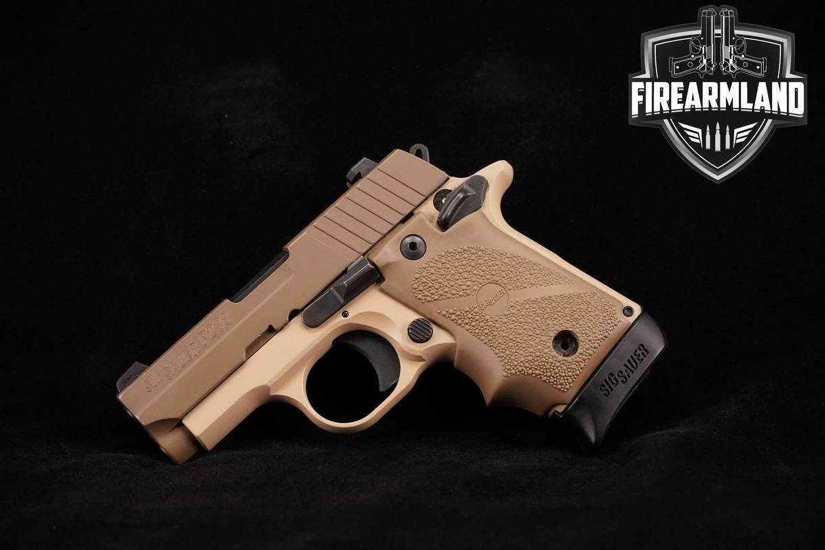 Sig Sauer P238 Desert 380 ACP 2.7" FDE Sig P-238 +2 MAGS & ORIG CASE