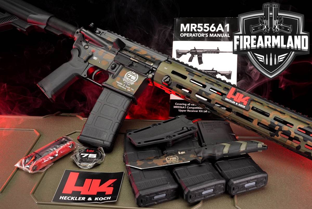 LIMITED 1 Of 500 Heckler & Koch MR556A1 75TH! FLECKTARN HK MR556 MR 556