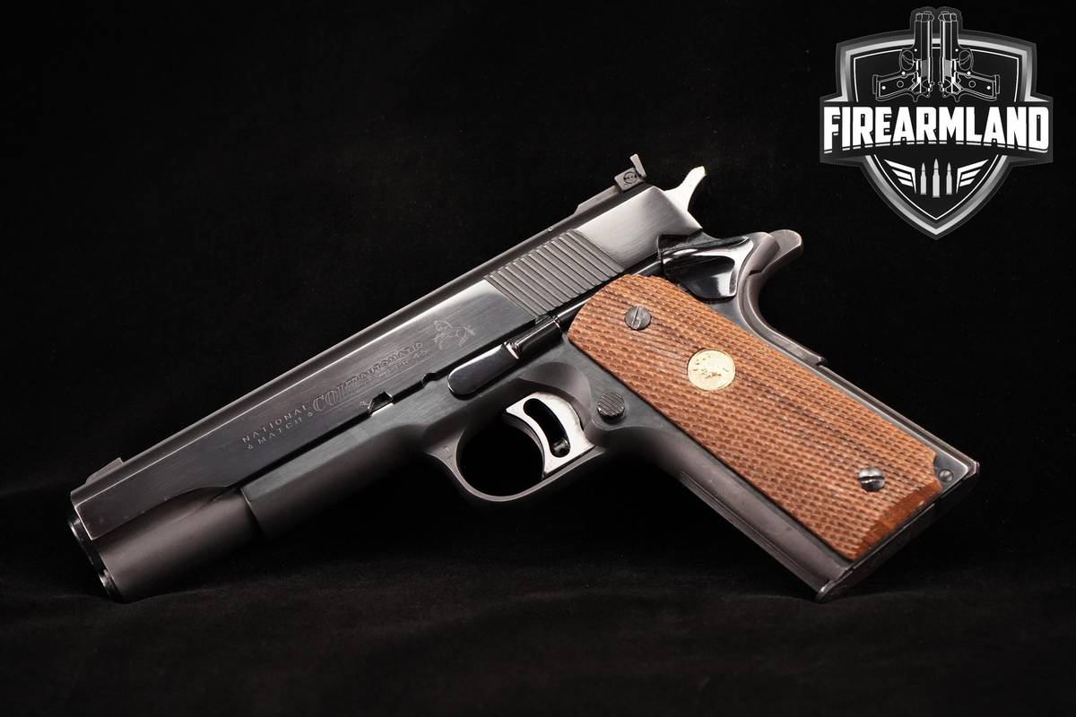 1969 Colt Government Model Gold Cup National Match 45-ACP 1911-A1 5" Blued