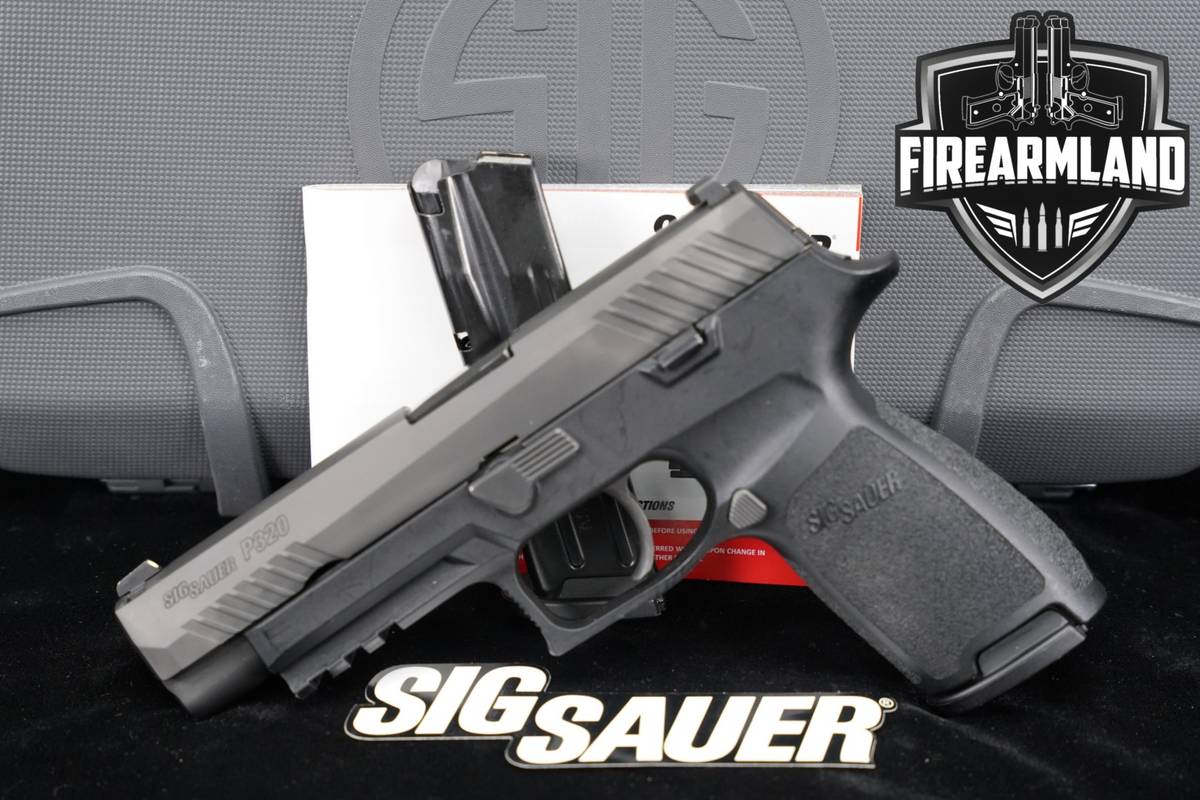 Sig Sauer P320 Full-Size 9mm 4.7" P-320+2 MAGS & ORIG CASE