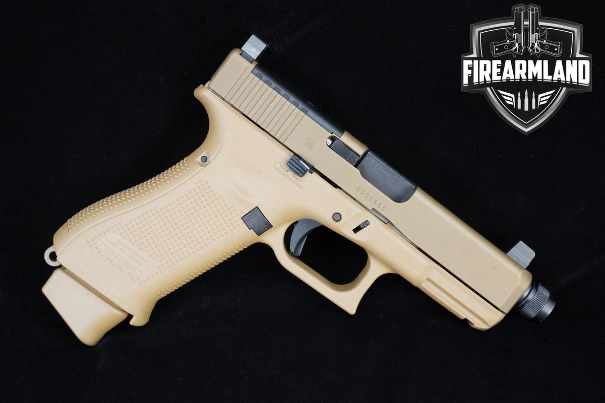 Glock 19X MOS Crossover 9mm FDE Glock-19X G19-X G19X THREADED 3 MAGS & CASE