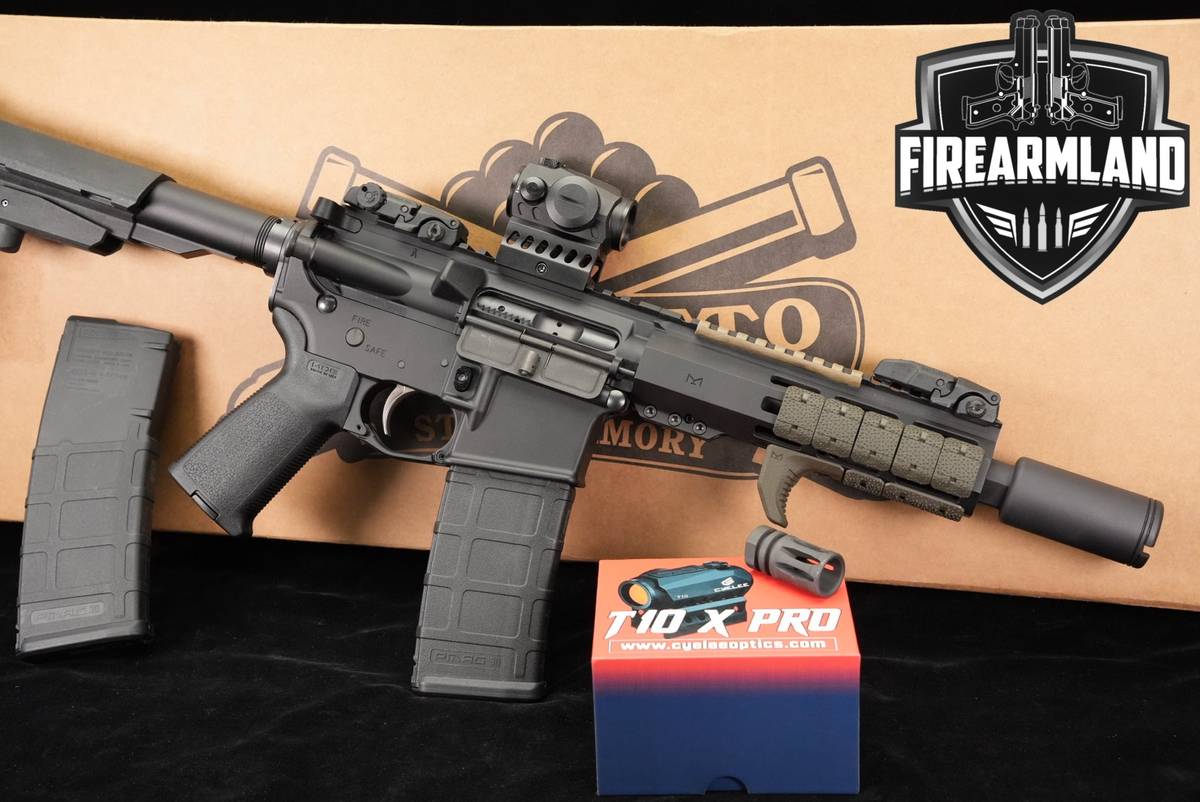 Palmetto State Armory PSA PA-15 M-LOK SBA3 AR15 7.5" PA15 Blast Can