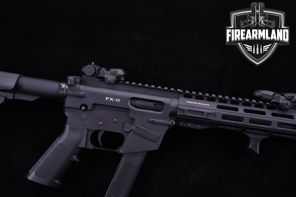 PISTOL CALIBER CARBINE! PCC! Freedom Ordnance FX-9 P8 SBA3 9mm AR9 8"