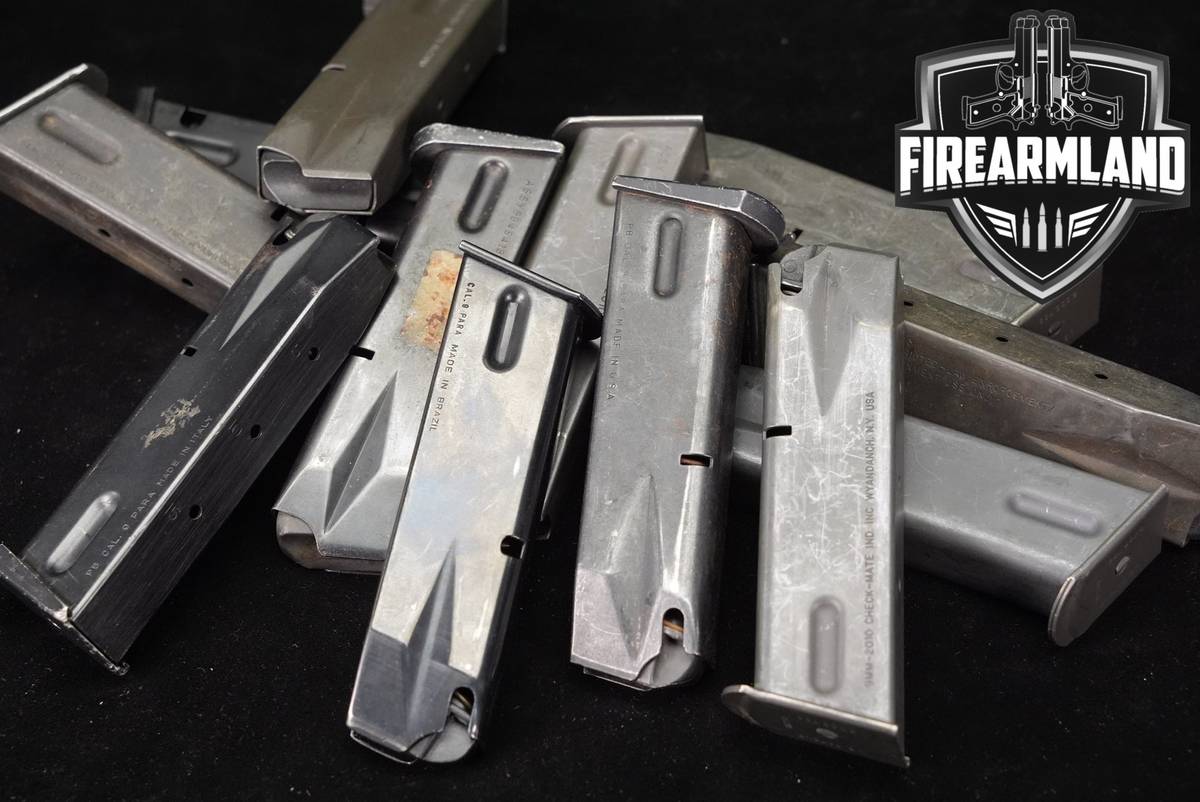 TWELVE (12) Beretta M9/ 92 15 Round Magazines 9mm Luger M92 Mags