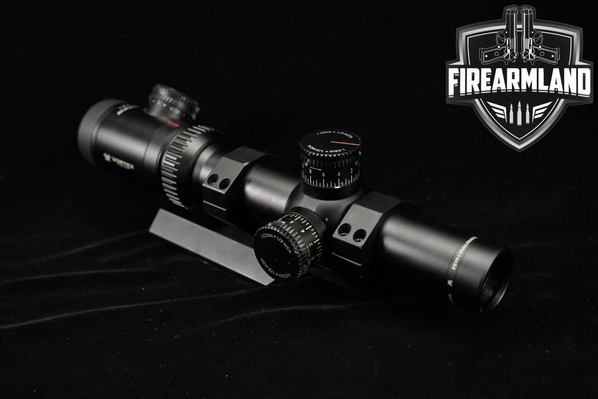 Vortex Optics Viper PST 1-4x24mm Red Illumination SFP TMCQ MOA Scope