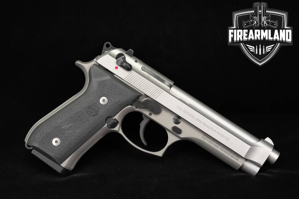Beretta 92FS Inox 9mm 4.9 Satin Stainless 92-FS +2 MAGS & ORIG CASE