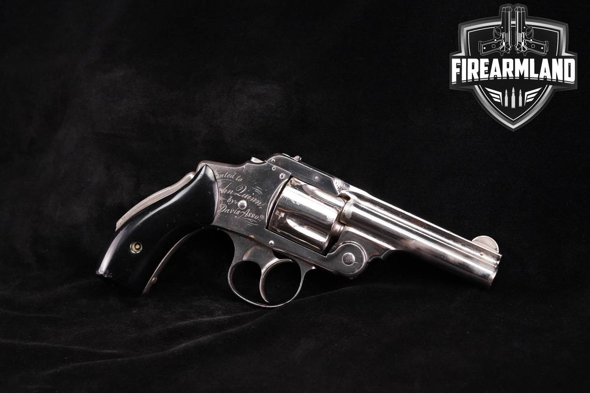 1887-1890 Smith & Wesson .38 Safety Hammerless 2nd Model 38-S&W 3.5" Nickel