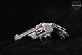 Smith & Wesson (S&W) .38 Safety Hammerless 2nd Model .38 S&W Nickel in Fair Condition Image 3