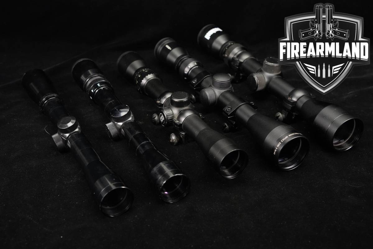 FIVE SCOPE LOT 5 Pack Bushnell Viridian Riflescope Scopes