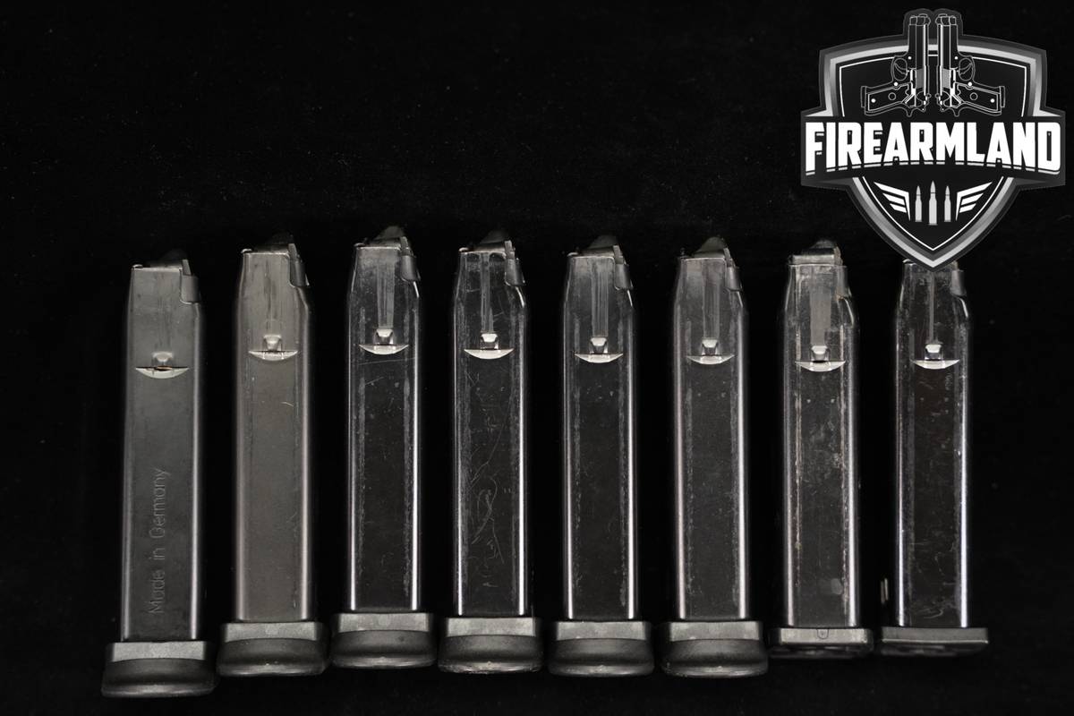 EIGHT (8) Heckler & Koch H&K USP40C 10 Round Magazines .40 S&W USP