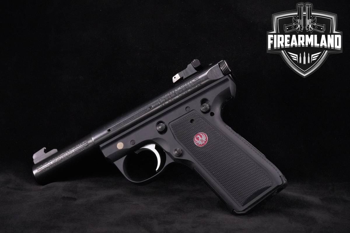 2006 Ruger Mark III 22/45 Target 22LR 4" Blued Ruger Mark-III Mk-3 +5 MAGS