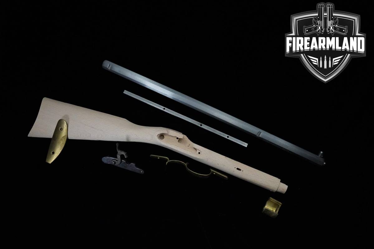 LIKE-NEW CVA Frontier Rifle Kit Percussion Model 50 BPM 24" Unfinished CVA