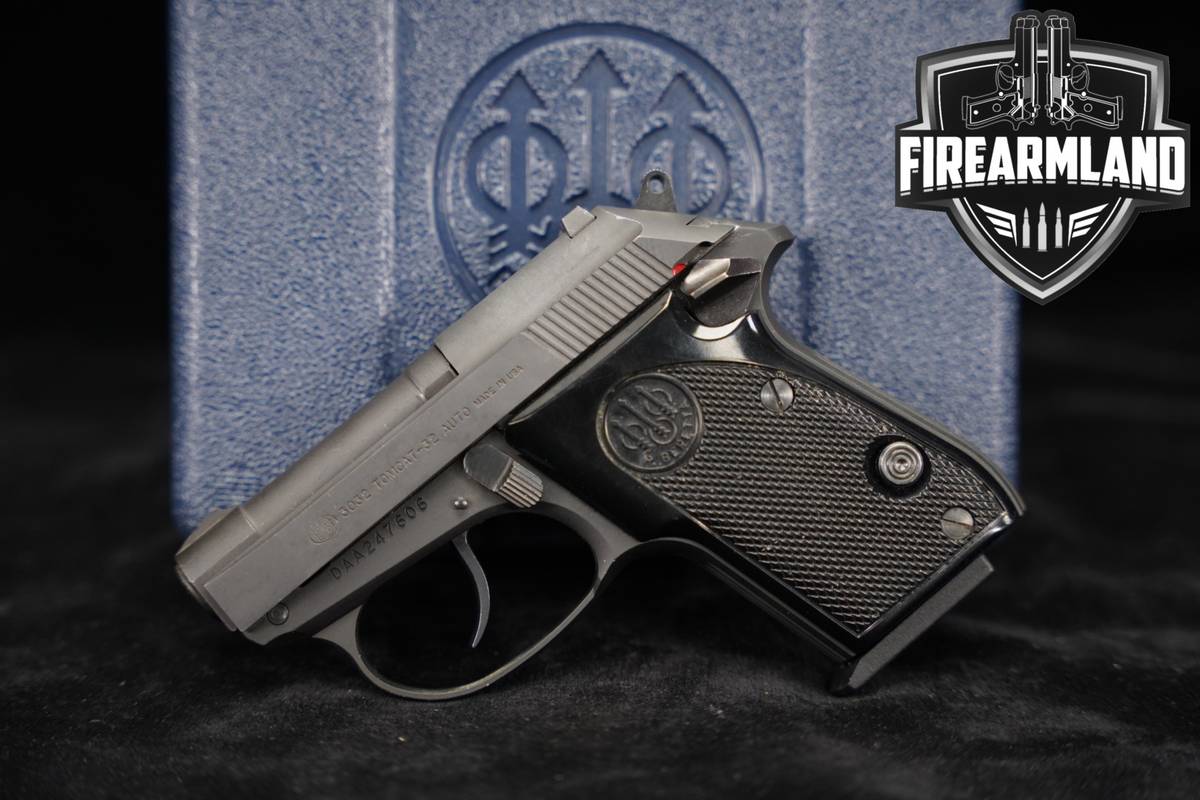 Beretta 3032 Tomcat 32 ACP 2.4" Two-Tone Gray & Black +ORIG CASE