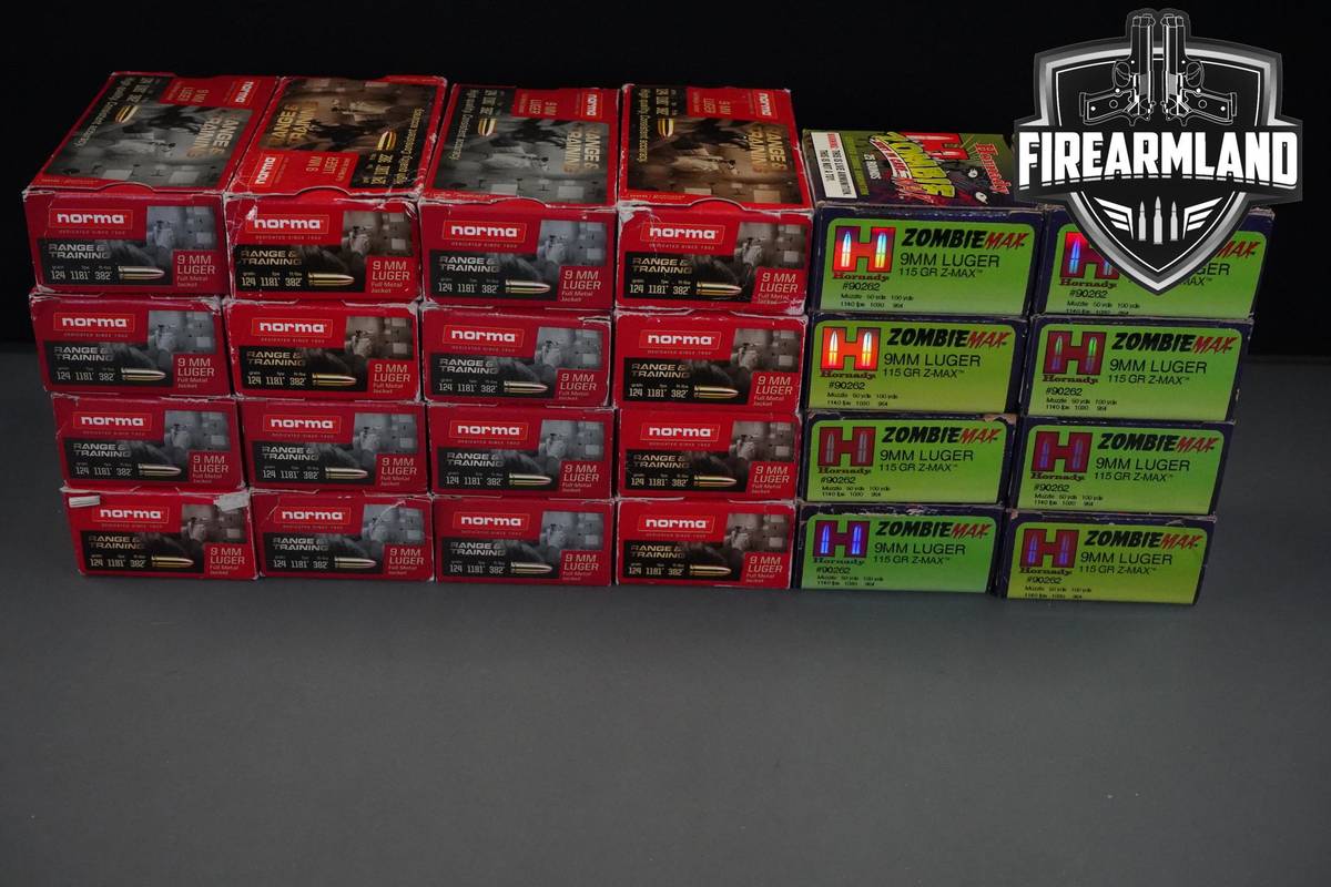9mm Ammo 9mm Ammunition 1000 ROUNDS
