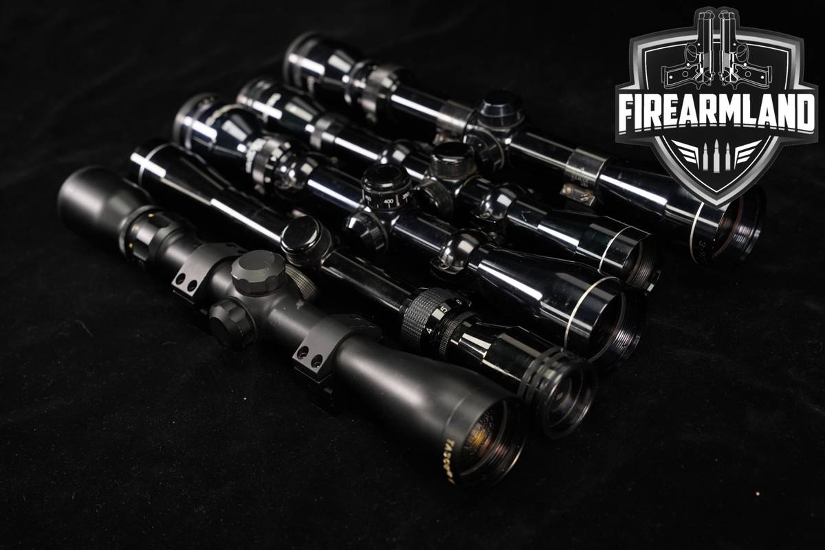 FIVE SCOPE LOT 5 Pack TASCO BUNDLE Riflescope Scopes