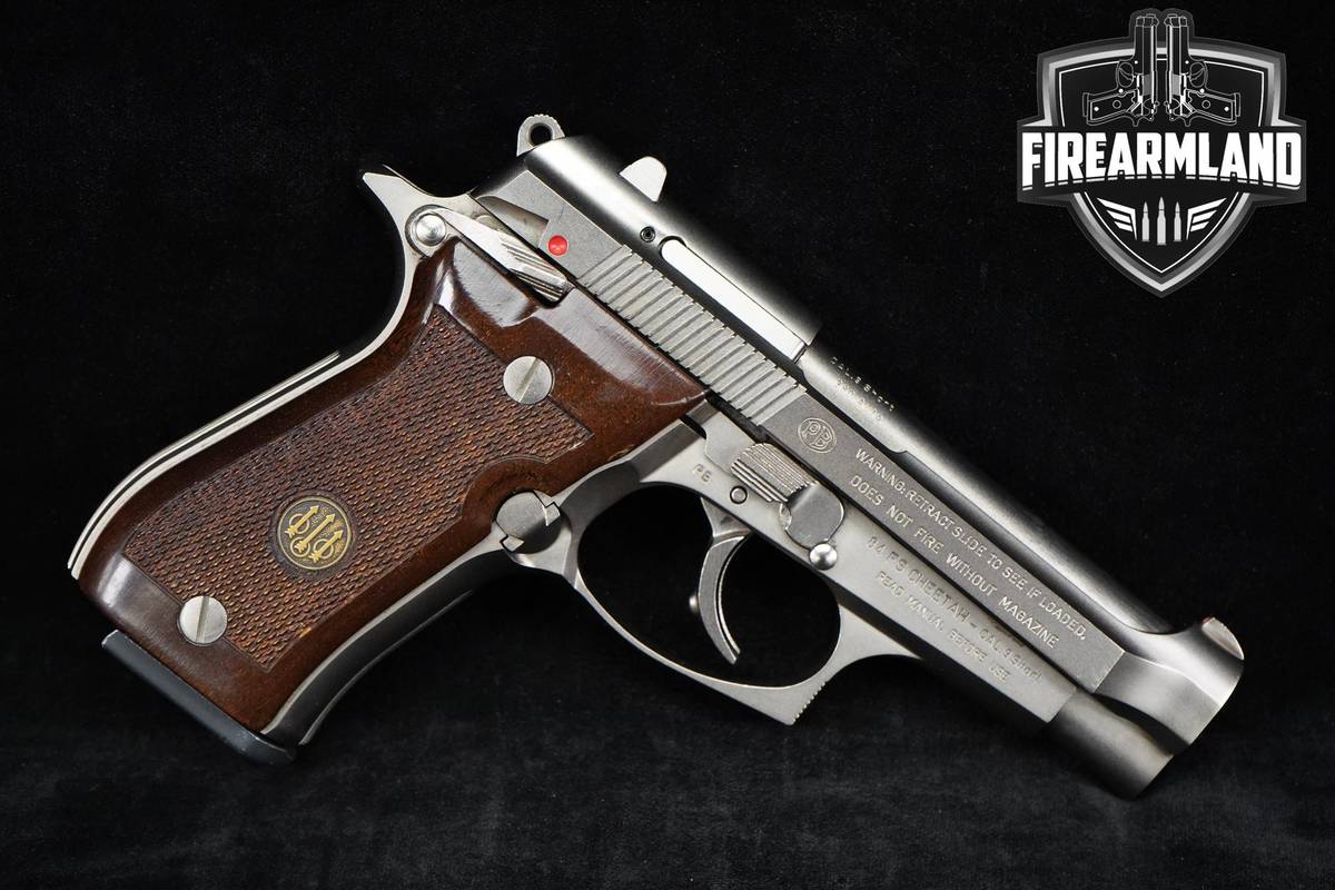 ITALIAN MADE P. Beretta 84FS Cheetah P 3.8" Satin Nickel 84 FS DA/SA