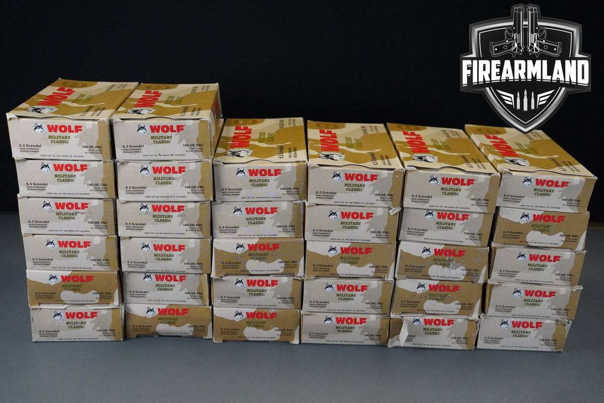 6.5 Grendel Ammo 6.5-Grendel Ammunition 540 ROUNDS