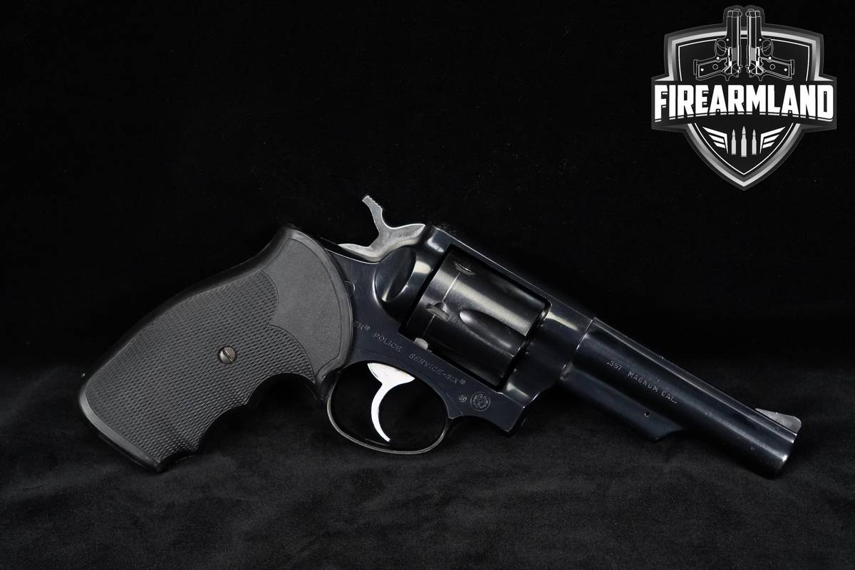 VINTAGE 1982 Ruger Police Service-Six 357 Magnum 4" S-6 DA/SA