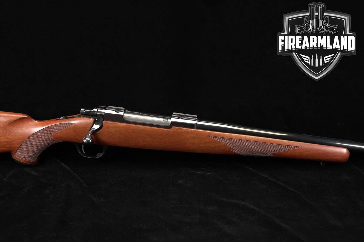 1990 Ruger M77 R Standard, 338 Win Mag 24" Blued & Walnut