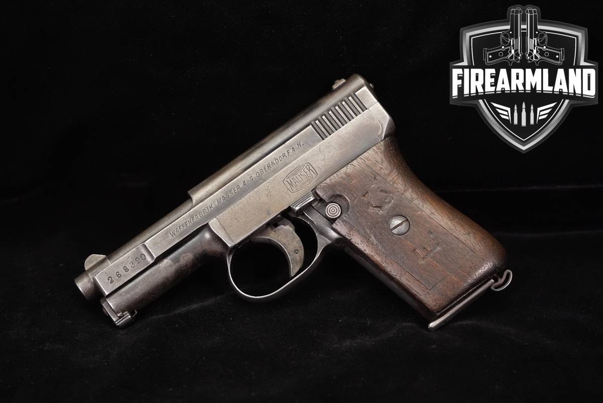 1921-1928 Mauser Model 1910 New (1910/14) 25 ACP (6.35Mm) 3.15 Blued M1910