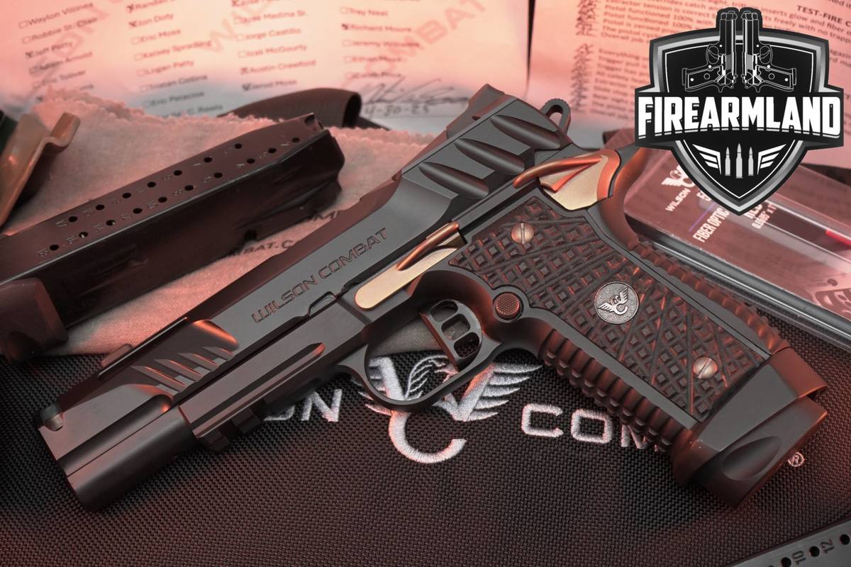 Wilson Combat Project 1 Division 77 9mm WC 1911 +3 MAGS, ORIG CASE, HOLSTER