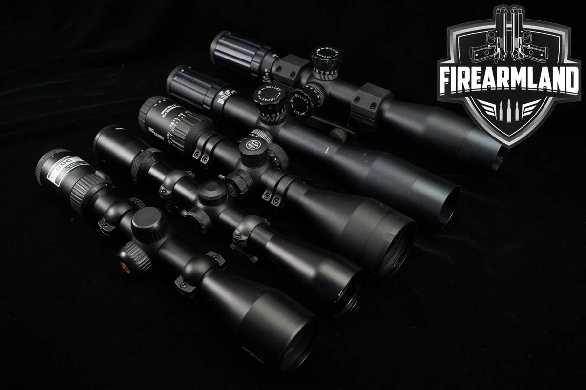 FIVE SCOPE LOT 5 Pack Burris Nikon Sig Sauer Riflescope Scopes