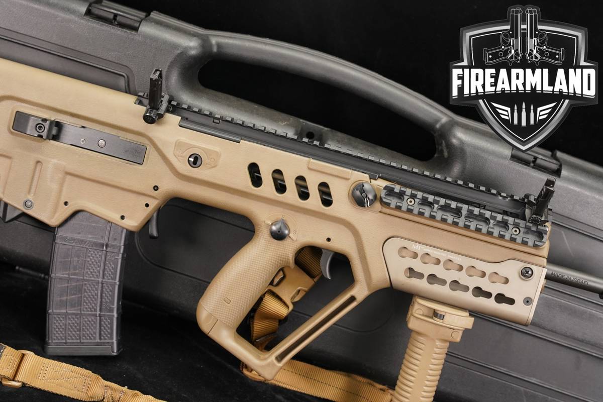 ISRAEL Weapon Industries Tavor SAR Flat-Top 5.56 NATO FDE +INFORCE LIGHT