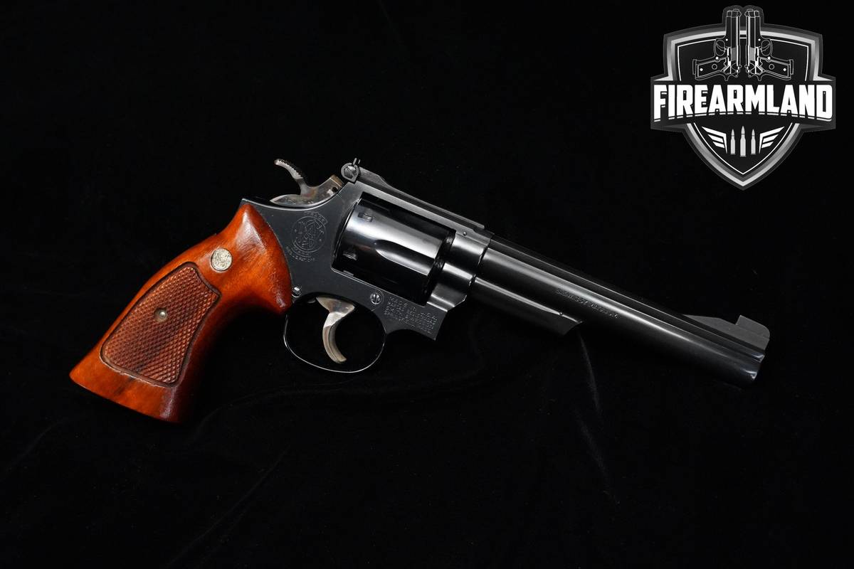 1980 Smith & Wesson (S&W) Model 19-4 357 Magnum 6" Blued S&W 19-4 +ORIG BOX