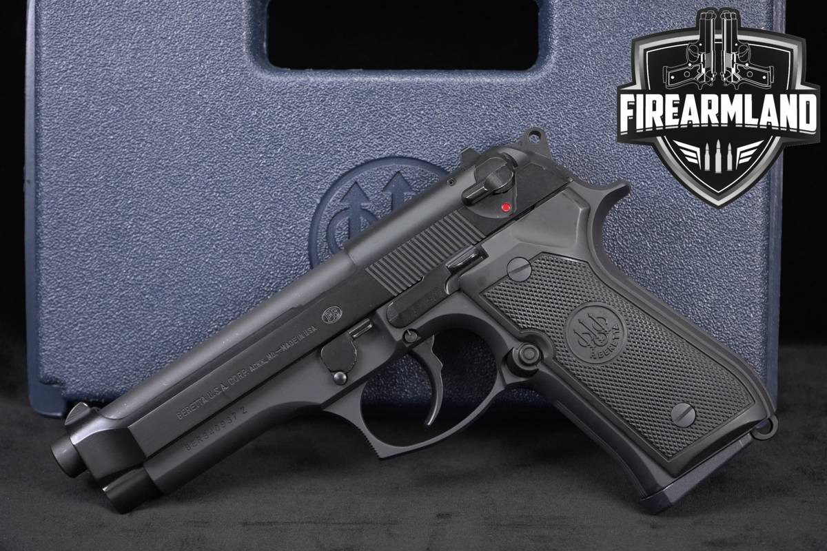 Beretta 92FS 9mm 4.9" 92-FS Pre-Rail +ORIG CASE