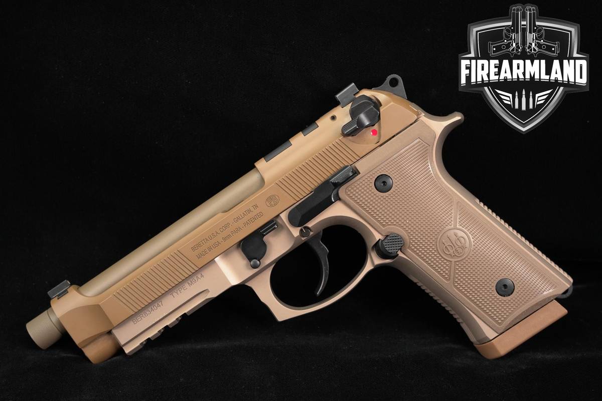 Beretta M9A4 Full Size 9mm 5.1" FDE M9 A4 Pistol +3 MAGS & ORIG CASE