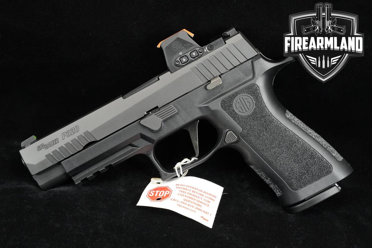 LIKE-NEW Sig Sauer P320 XSeries FULL 9mm 4.7" +3 MAGS, ORIG CASE & ROMEO-X