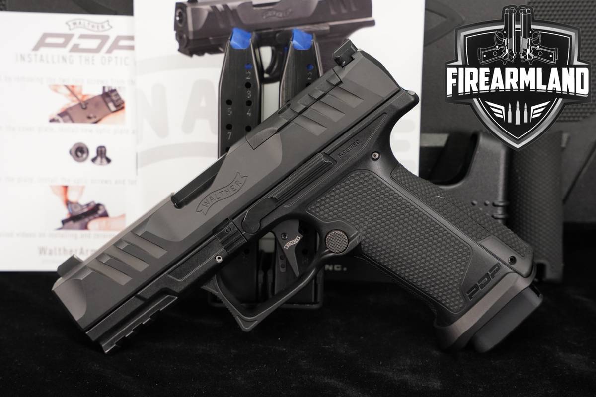 Walther PDP F-Series Pro 9mm Optics-Ready 4" +3 MAGS, ORIG CASE