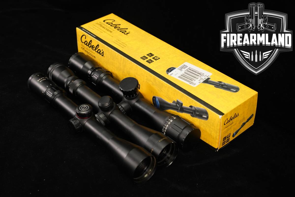 FOUR SCOPE LOT 4 Pack FM Optics Simmons Cabela's Riflescope Scopes