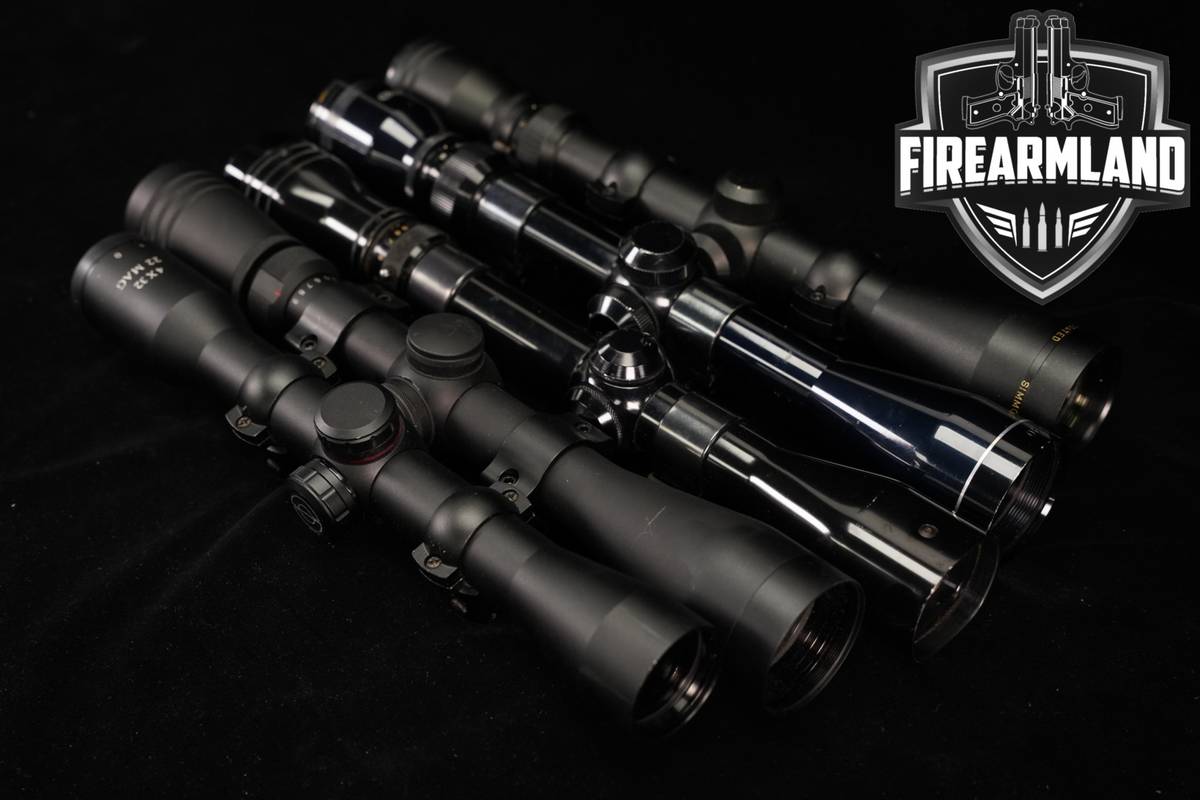 FIVE SCOPE LOT 5 Pack Simmons Tasco Redfield Riflescope Scopes