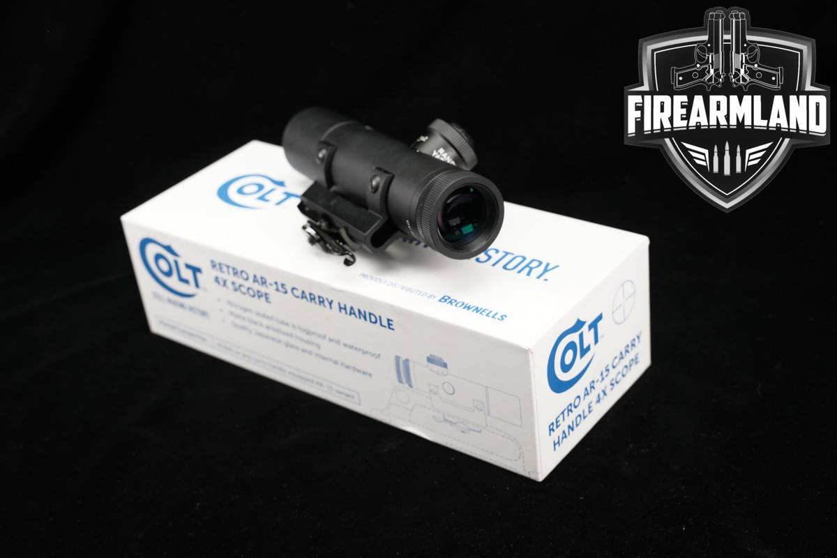 Colt RETRO! 4x20 M16/AR15 Carry Handle Optic Fine Duplex Reticle Scope