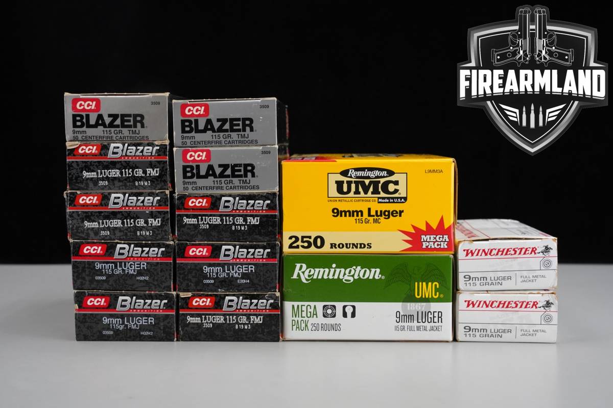1100 RDS! 9mm Ammo 9-mm
