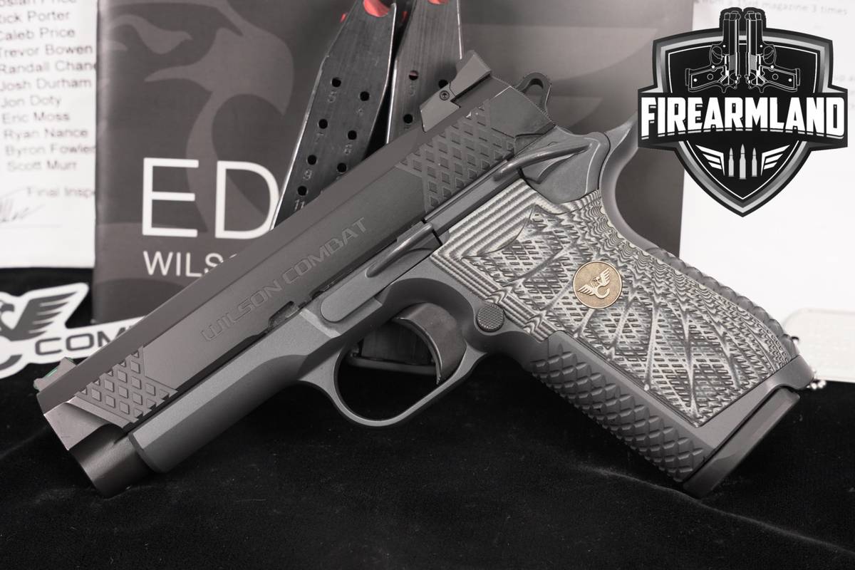 Wilson Combat WC EDC X9 9mm 4 Stainless EDCX9 +3 MAGS & ORIG CASE