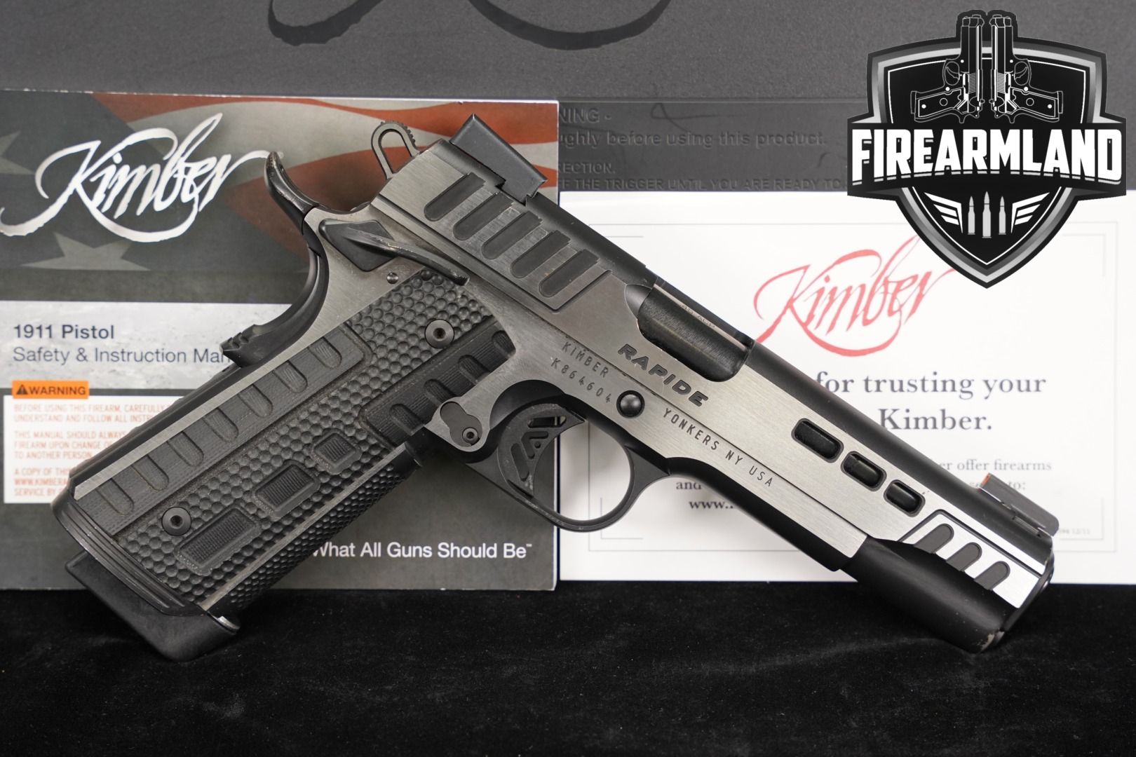 Rare Kimber SIS Custom/RL 1911 .45 ACP 5