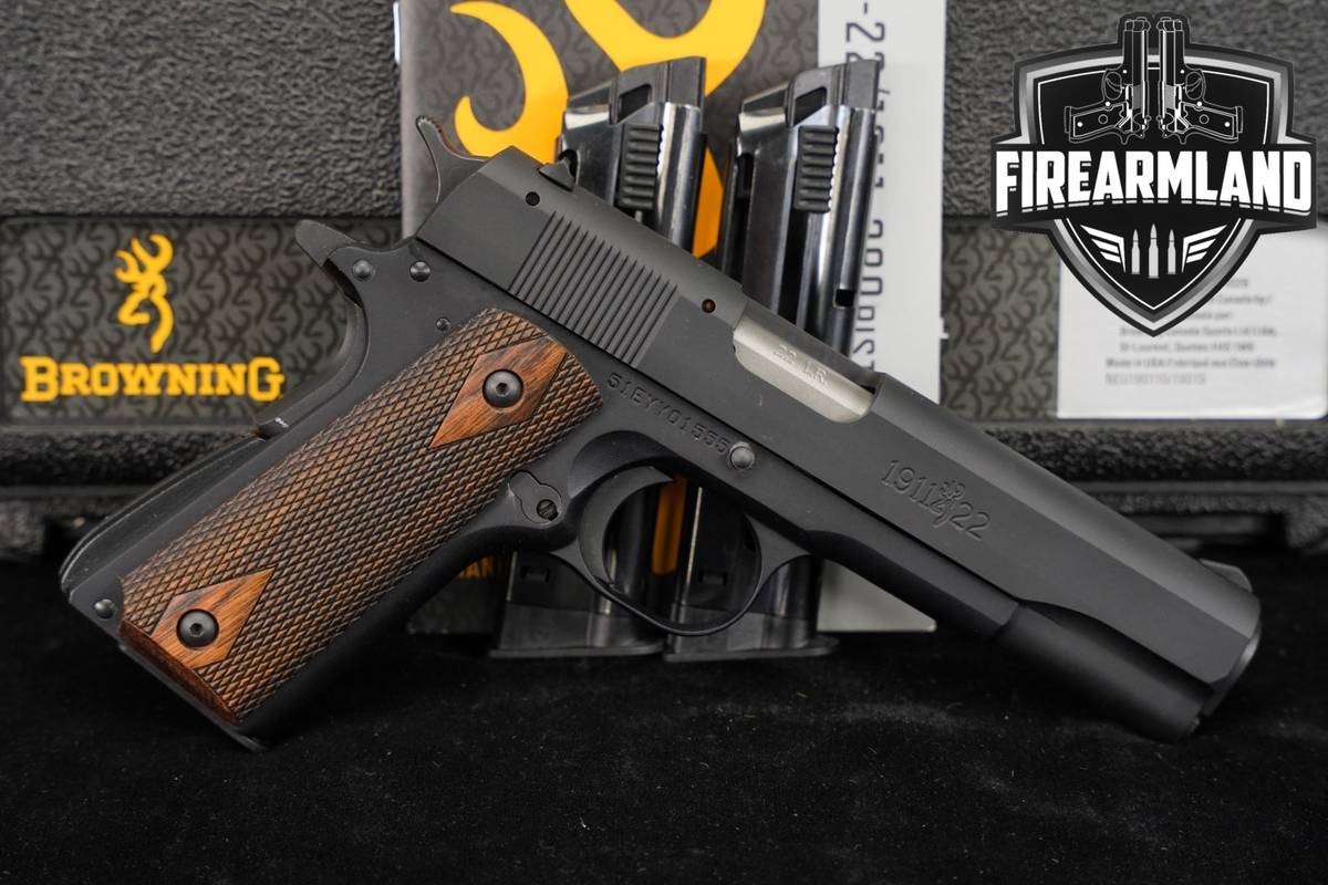 Browning 1911-22 A1 22LR 4.25 +3 MAGS & ORIG CASE