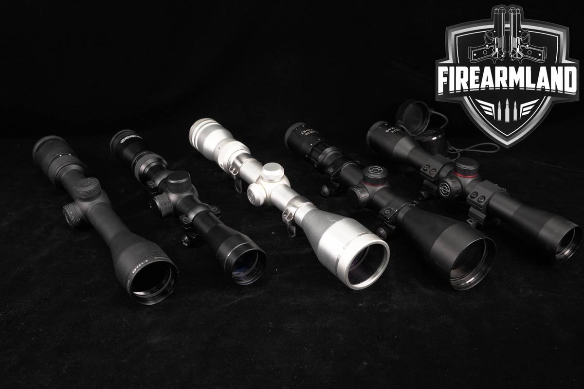 FIVE SCOPE LOT 5 Pack Tasco Vortex Simmons Riflescope Scopes
